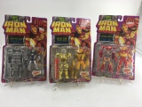 3 IRON MAN ACTION FIGURES