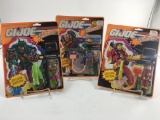 3 GI JOE ECO WARRIORS IN GOOD SHAPE