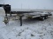 HD Dynatag Pintle Hitch Tandem Axle Flatbed Trailer w/ Ramps - Duals