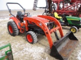 Kioti CK35 Utility Tractor w/ Woods LC 96 Loader