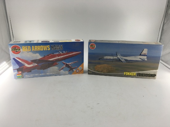 2 AIRFIX MODELS 1/72 AND 1/48 SCALE