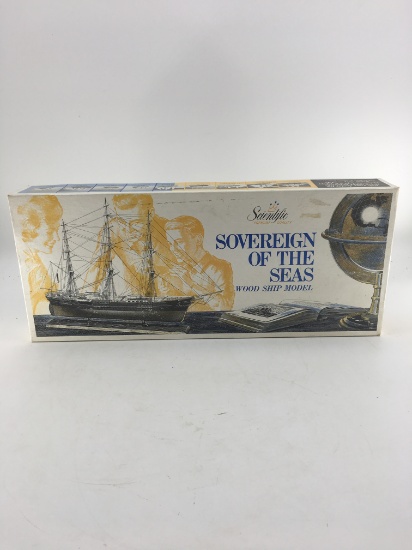 SCIENTIFIC WOODEN SHIP MODEL 24 IN LONG