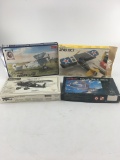 4 MODEL AIRCRAFT PLANES (3) 1/72 AND 1 1/42 MODELS