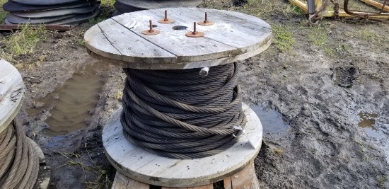 Single Roll of 3/4" Braided Steel Cable