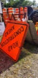 LOT of 12 Construction / Road Signs