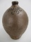 1 Gal. Decorated Ovoid Redware Jug