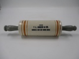 Western Stoneware Advertising Rolling Pin - T.L. Greer & Co. - Canton, IL