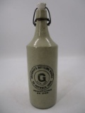 Grummans Bottling Works Stoneware Bottle - Norwalk, Conn