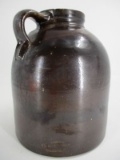 1 Gal. J.E. Jegglin Calhoun, Mo Stoneware Fruit / Canning Jar