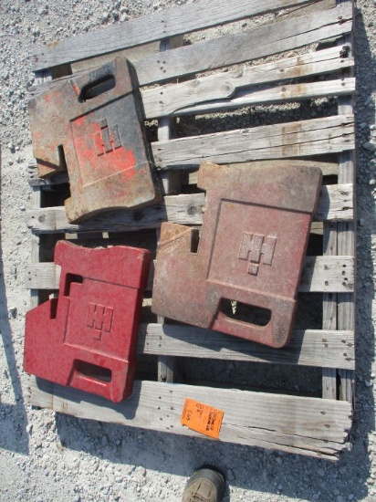 (3) IH Suitcase Weights
