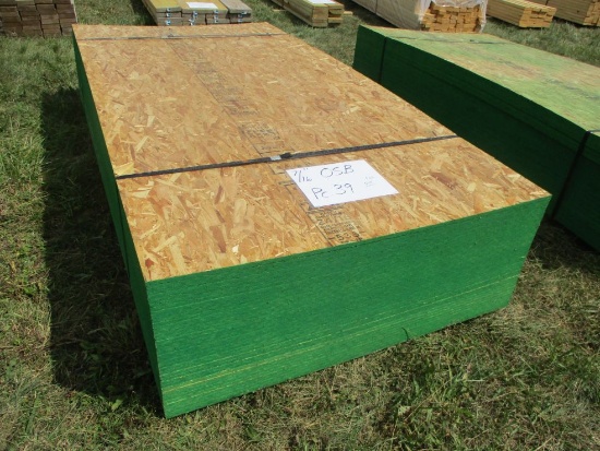 (39) 7/16" OSB Sheets