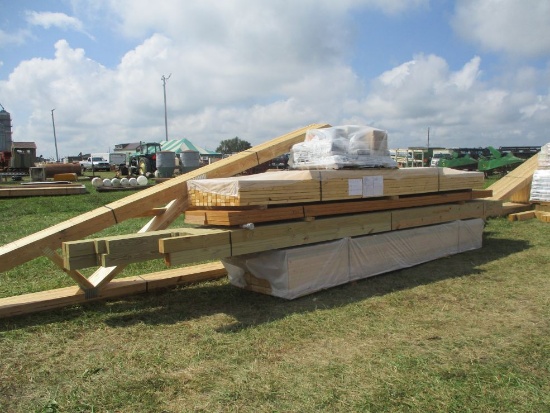 40x56x16 Open Front 18' Bay Building Package