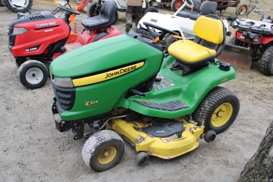 JD X324 Riding Mower