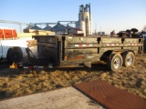 2015 PJ 16' Dump Trailer