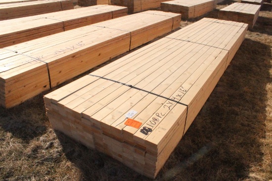 LOT (108) 16' x 2" x 4" NEW Lumber