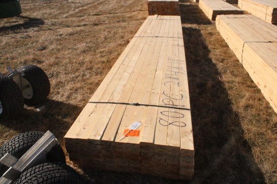 LOT (80) 18' x 2" x 4" NEW Lumber