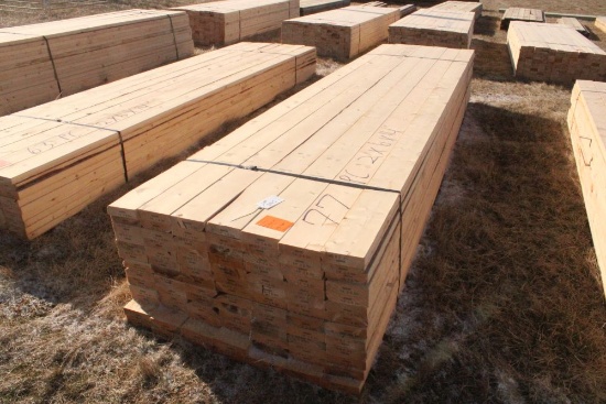 LOT (77) 14' x 2" x 6" NEW Lumber