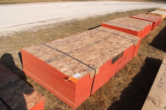 LOT (36) 7/16" OSB NEW Lumber