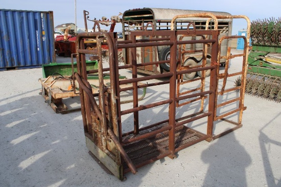 Home Built Cattle Shute