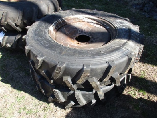 Lot of (2) 11R 22.5 NEW Irrigation Tires and Rims