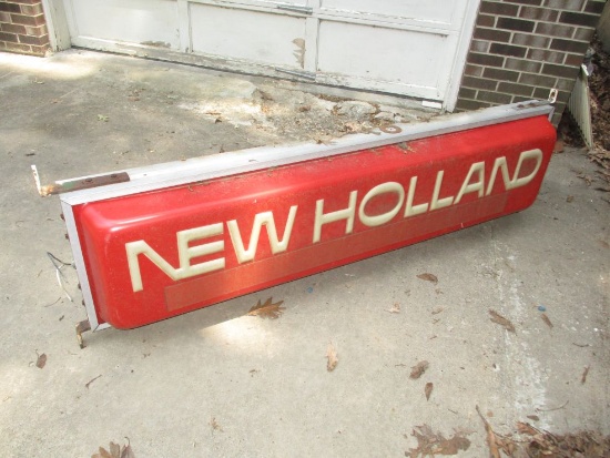 New Holland Tractor Dealership Sign