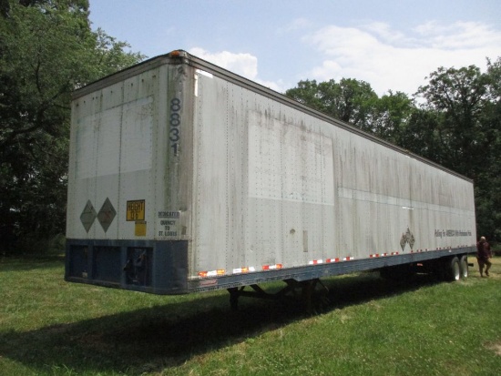 1987 Fruehauf Van Trailer