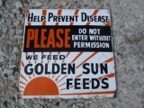 Golden Sun Feeds Sign