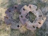 Two Rear Tractor Wheel Weights