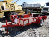 1997 Texas Bragg 5' x 10' Utility Trailer
