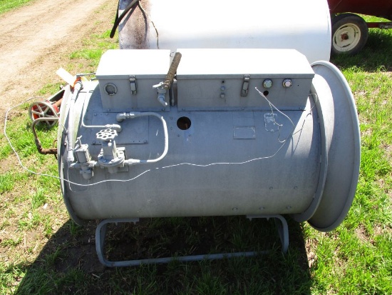 Dryer Bin Fan and Burner