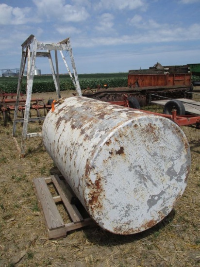 300 Gal Gravity Fuel Barrel
