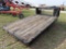 12' Flatbed w/ Tommy Lift