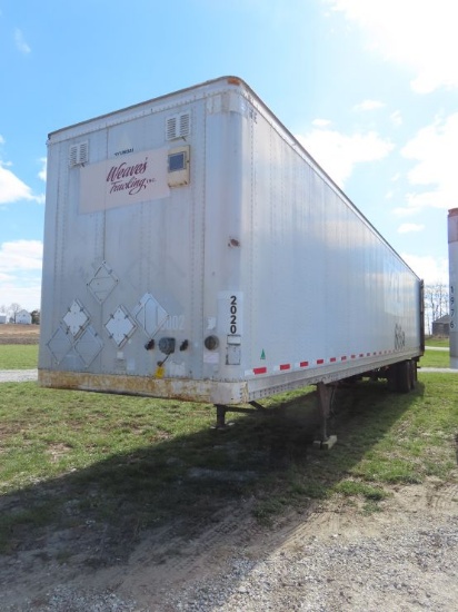 2000 Hyundai 53' Van Trailer