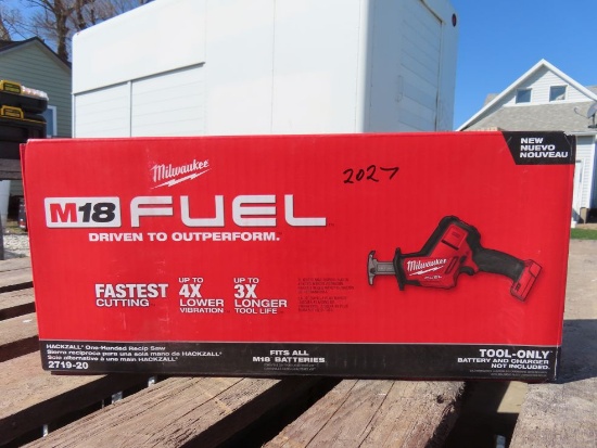 Milwaukee M18 Fuel Hackzall 1-Handed Recip Saw