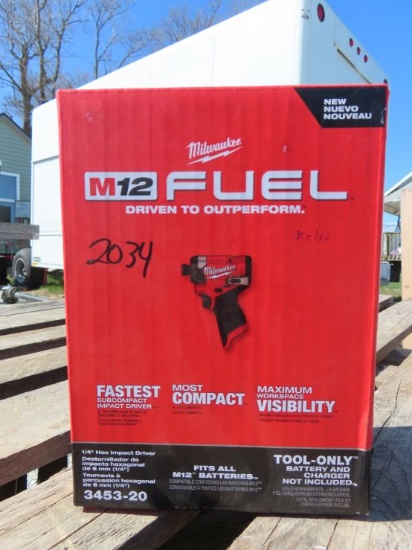 Milwaukee M12 Fuel 1/4" Hex Impact Driver