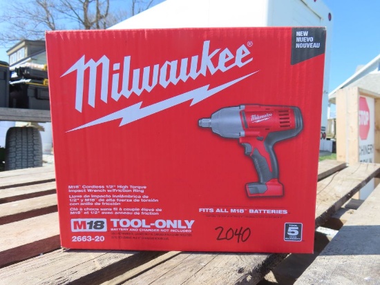 Milwaukee M18 Cordless 1/2" High-Torque Impact