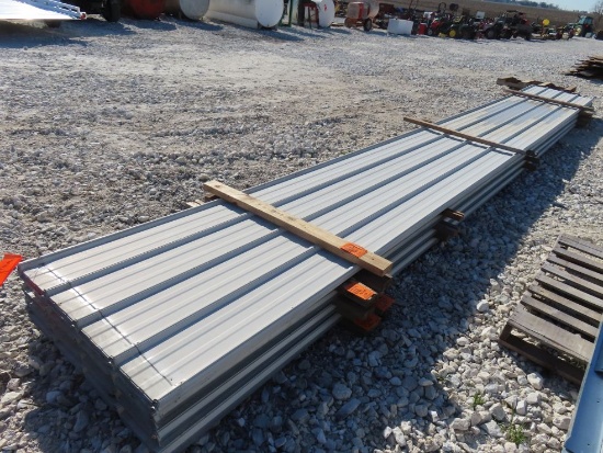 (10) Pieces of 26' Metal Siding