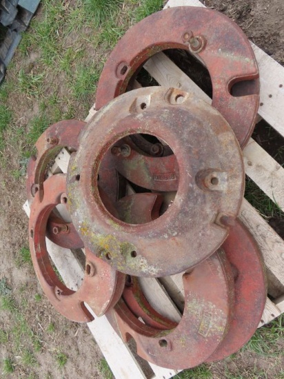 (6) Tractor Wheel Weights