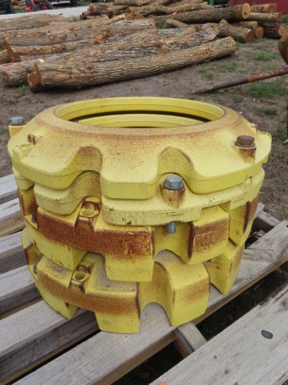 (4) John Deere Wheel Weights