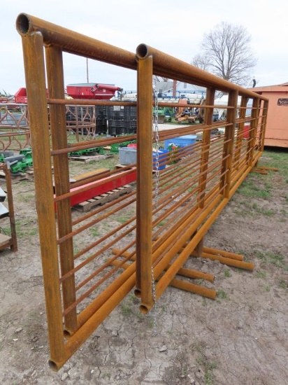 (4) 20' Steel Cattle Panels