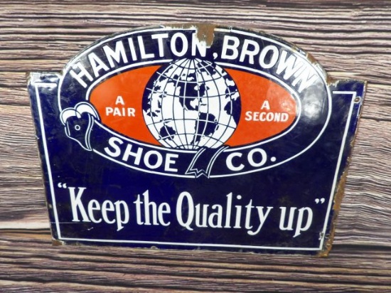 Hamilton Brown Shoe Porc. Sign