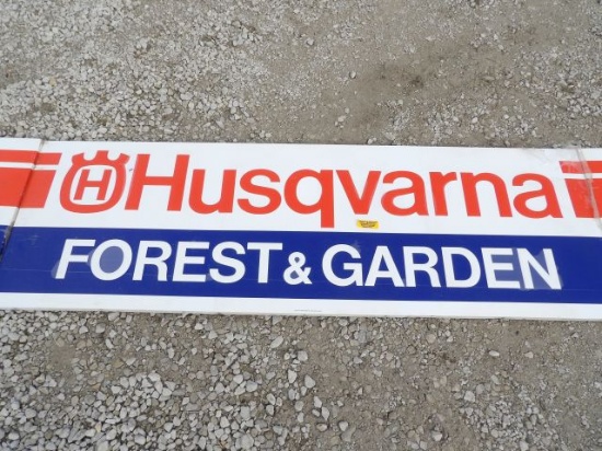 Husqvarna Foreset and Garden Metal Sign