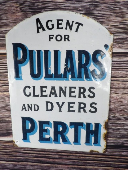 Pullars' Cleaners and Dyers Porcelain Sign