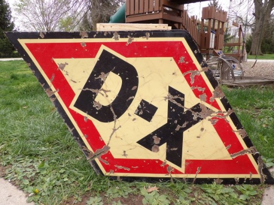 DX Diamond-Shaped Porc. Sign