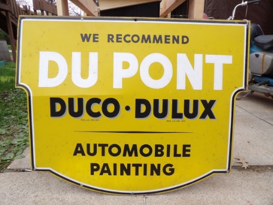Du Pont Duco-Dulux Automobile Painting Sign