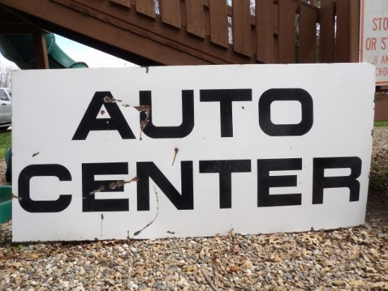 Auto Center Porc. Sign