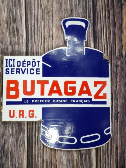 Butagaz Porc. Flange Sign