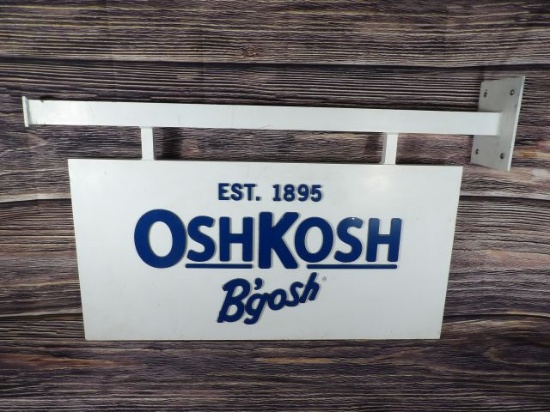 OshKosh B'gosh Alum. Sign