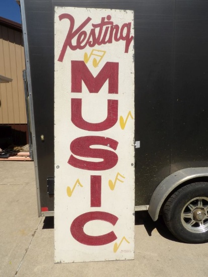 Kesting Music Painted Galvinized Steel Sign