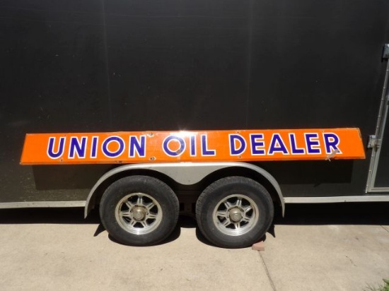Union Oil Dealer Porc. Strip Sign